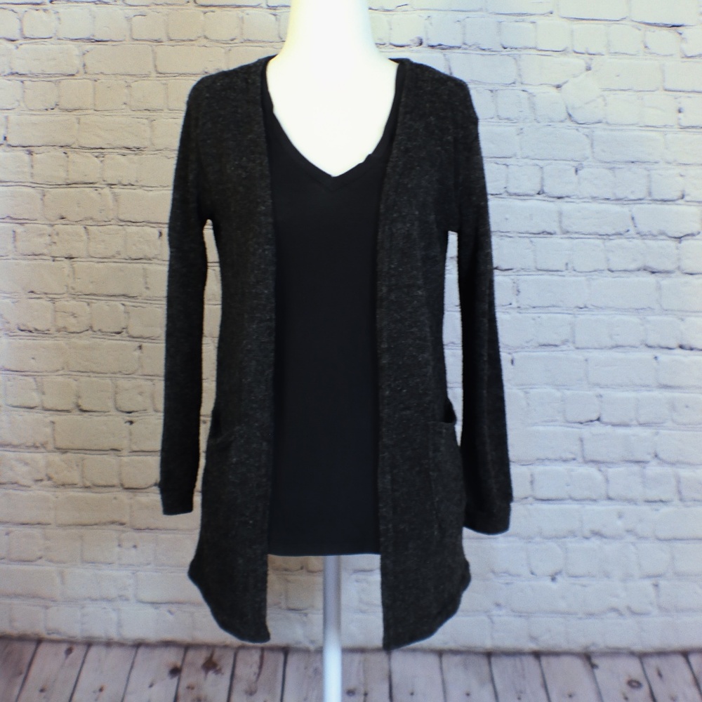 Dark Gray Loose Cardigan | Size 2 | No Brand